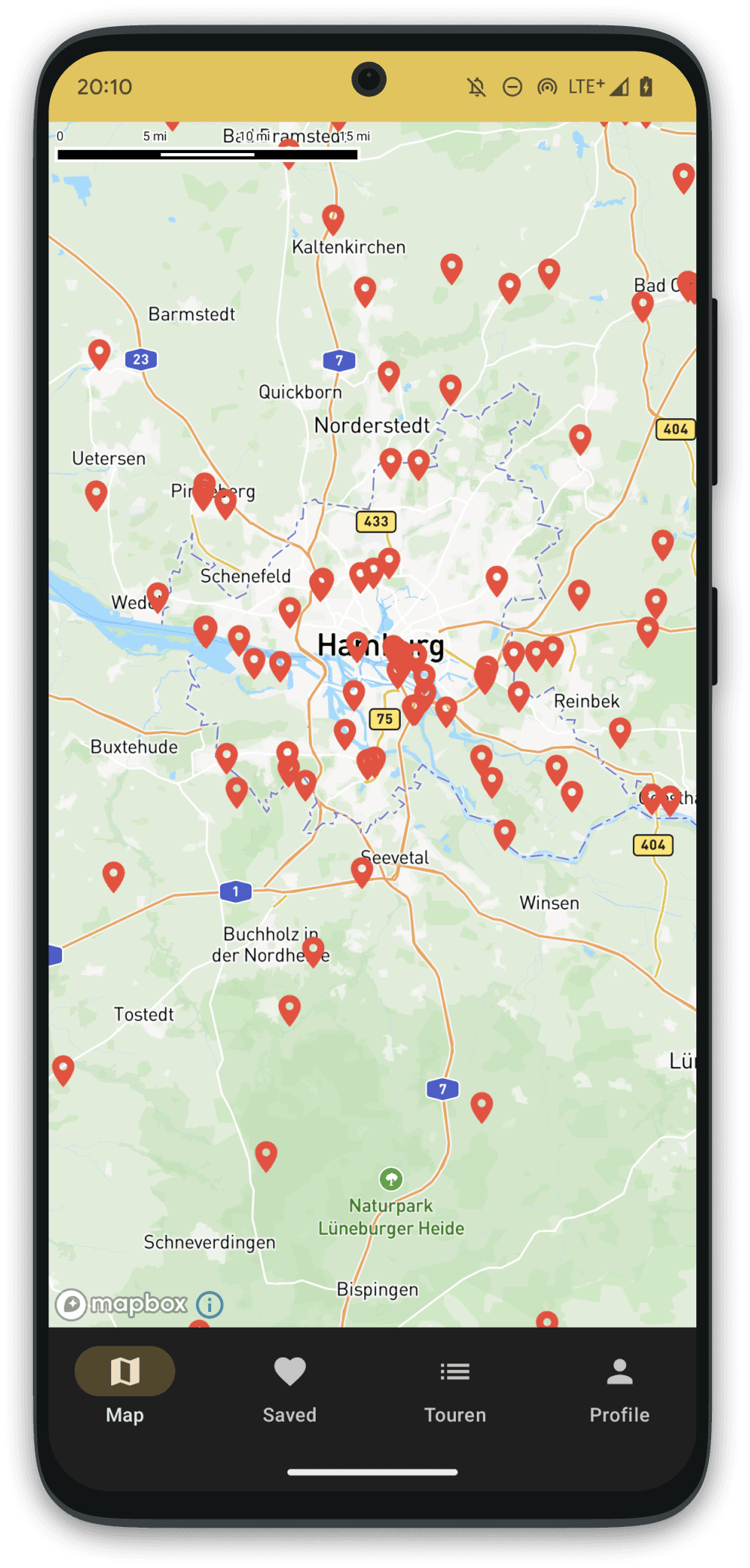 UrbexHunt Android App Screenshot